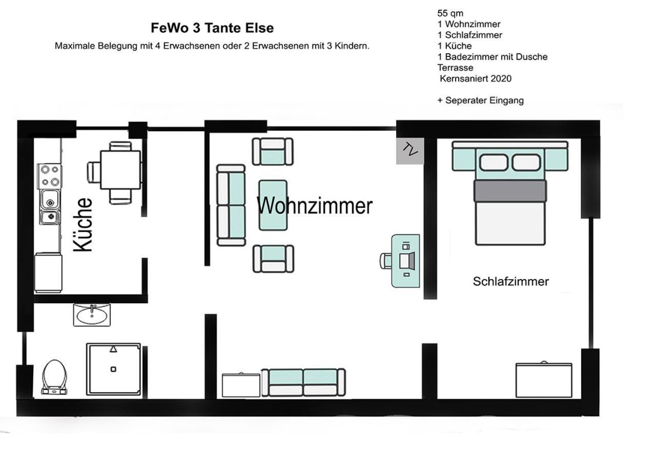 Fewo Tante Else Apartment Боденвердер Екстериор снимка